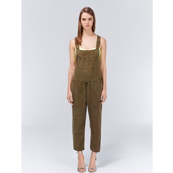 aritzia green jumpsuit